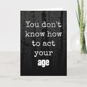 Carte Obtenir un vieil Humour d'anniversaire avec Raindr