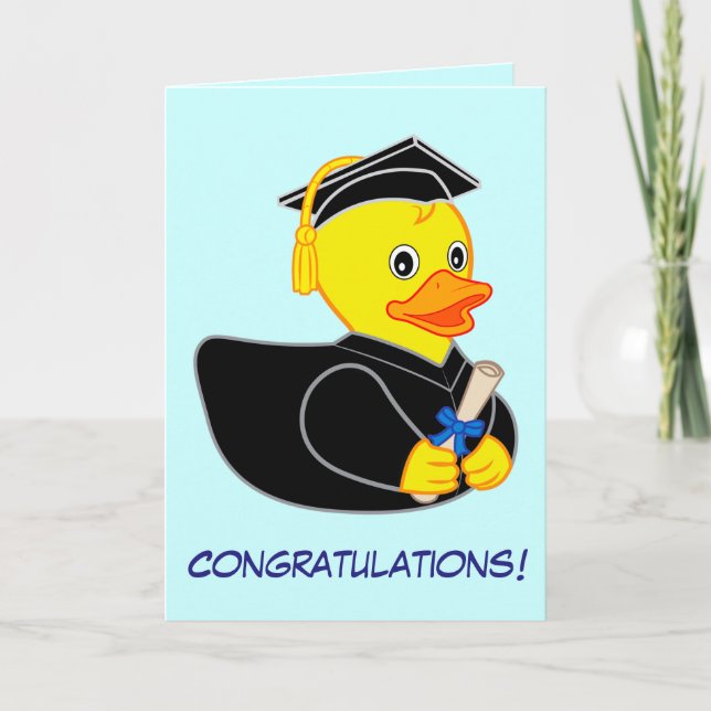 Carte Obtention du diplôme avec la bande dessinée (Devant)