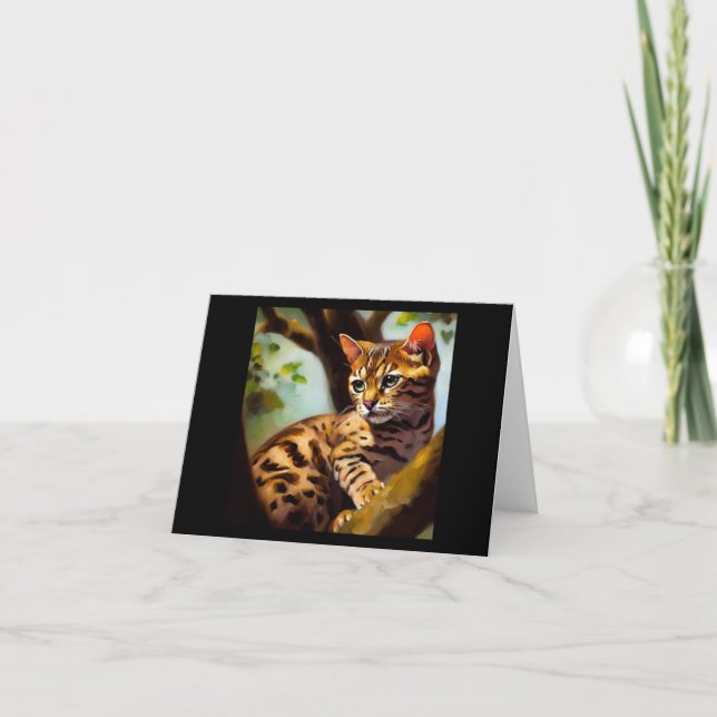 Carte Ocicat Cat (Devant)