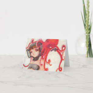 Carte Octogirl notecard