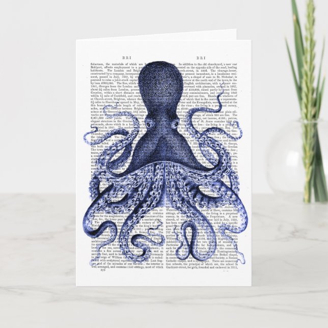 Carte Octopus bleu (Devant)