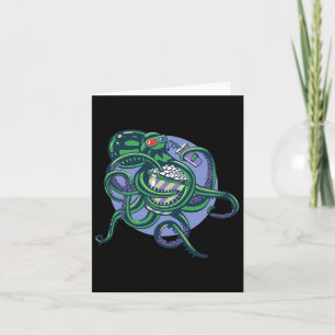 Carte Octopus Regarder Un Film - Design Graphique Détail