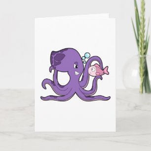 Carte Octopus with Fish