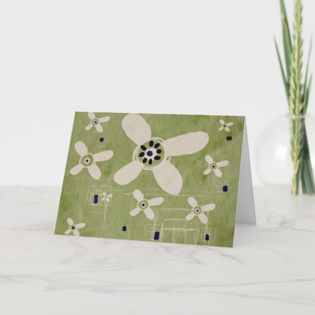 Carte Ode au ventilateur au plafond (Devant)