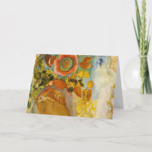 Carte Odilon Redon - Deux Jeunes Filles Parmi Les Fleurs