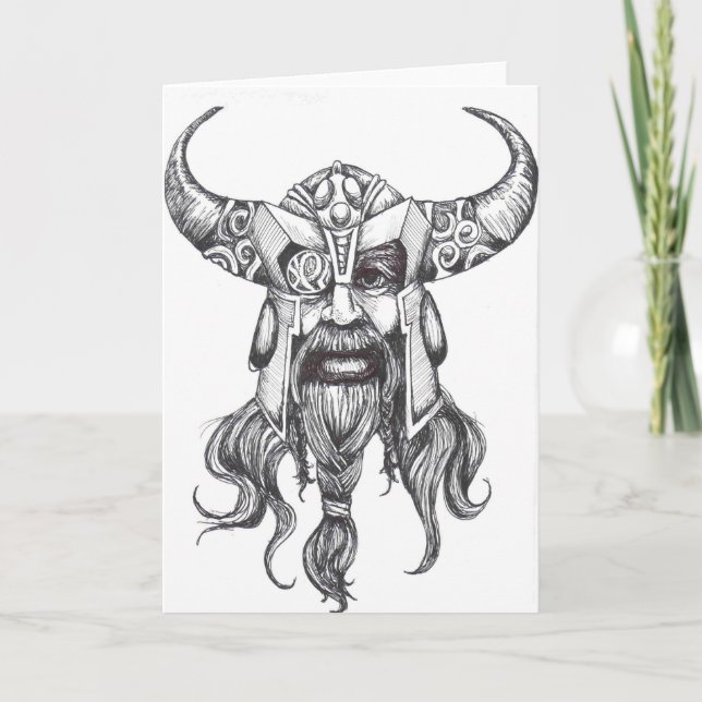Carte Odin grand Dieu des norses (Devant)