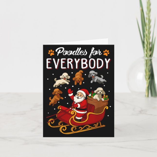 Carte Odles Christmas Dog Mom Men Women Kids Funny Odle  (Devant)