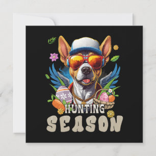 Carte Œuf de Pâques Cerf Saison de Chasse