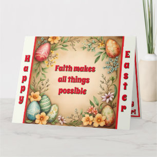 Carte Oeufs Collection Vintage de Pâques