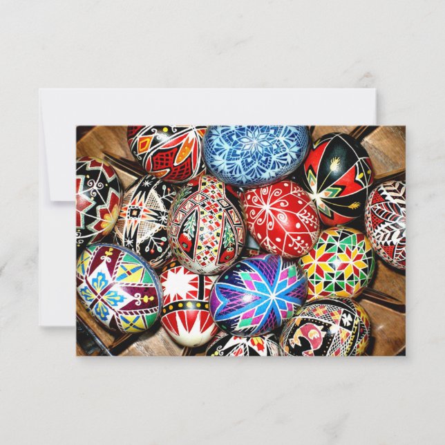 Carte OEufs de Pâques ukrainiens (Devant)