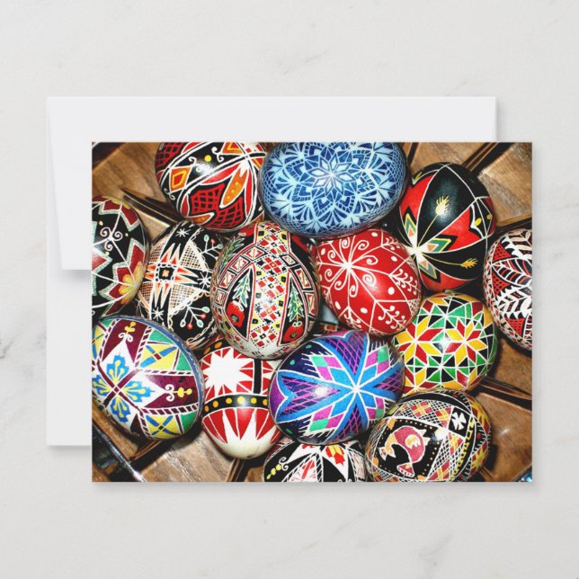 Carte OEufs de Pâques ukrainiens (Devant)