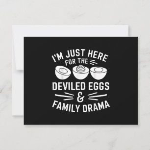 Carte Oeufs Dévastés Famille Drama Drôle Foie Drôle Merc