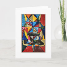 Oeuvre acrylique en verre tendu Café Mug