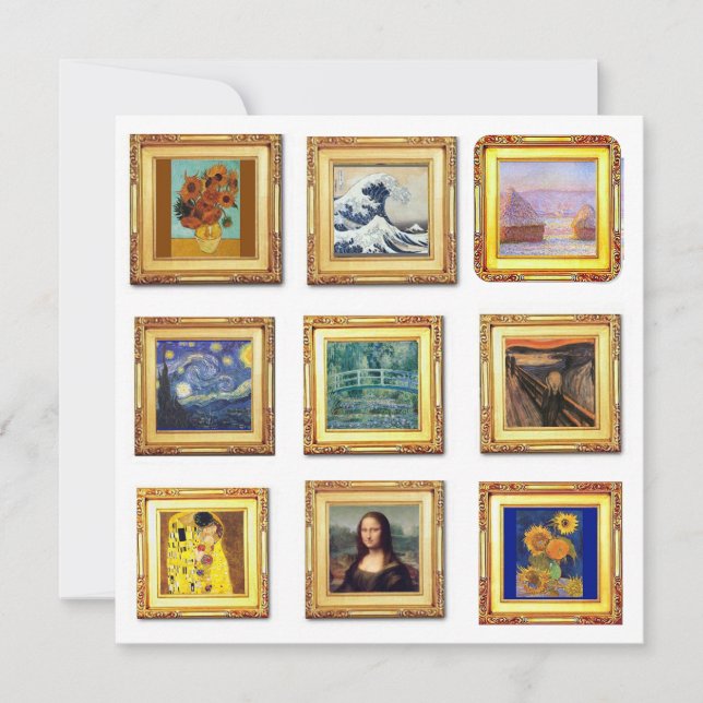 Carte Oeuvre célèbre (Devant)