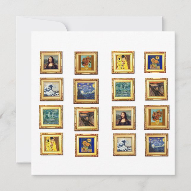 Carte Oeuvre célèbre (Devant)