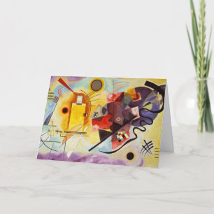 Carte OEuvre d'expressionniste abstraite moderne de Kand