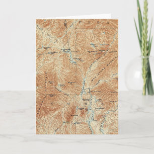 Carte OEuvres Supérieures, Zone Tahawus, Adirondack Haut