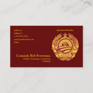 Carte officielle de commissaire de pièce