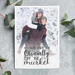 Carte Officiellement hors du fiançailles du marché enreg