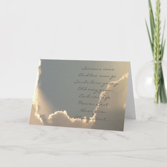 Carte Offre ta sympathie. (Devant)