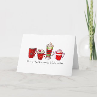 Carte Offrez-vous un joyeux petit café Noël