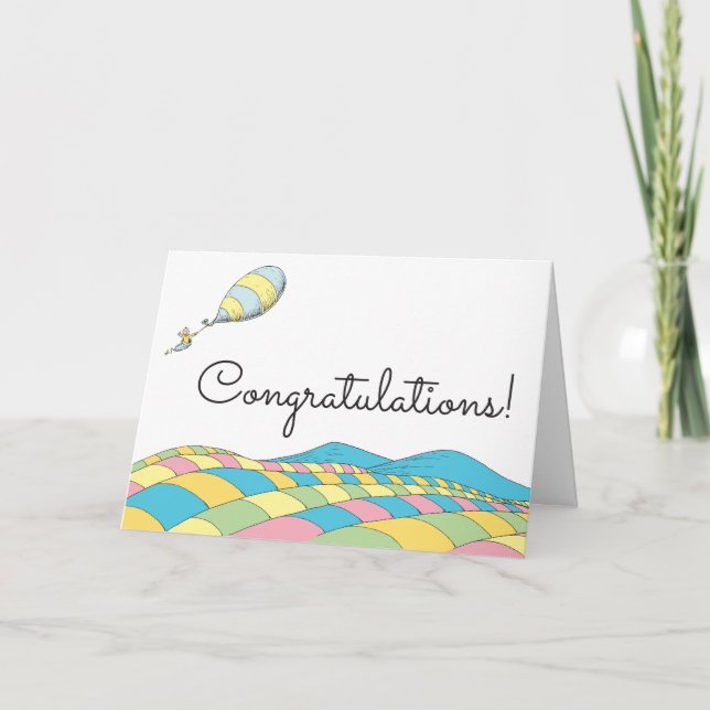 Carte Oh, Baby, les endroits où tu iras Félicitations (Devant)