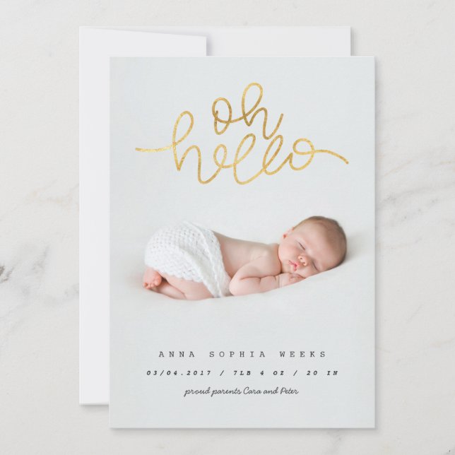 CARTE OH BONJOUR (Devant)