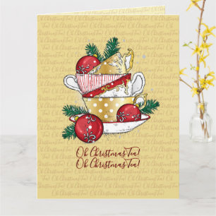Carte Oh Christmas Tea !