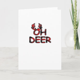 Carte Oh Deer Disposition Propre