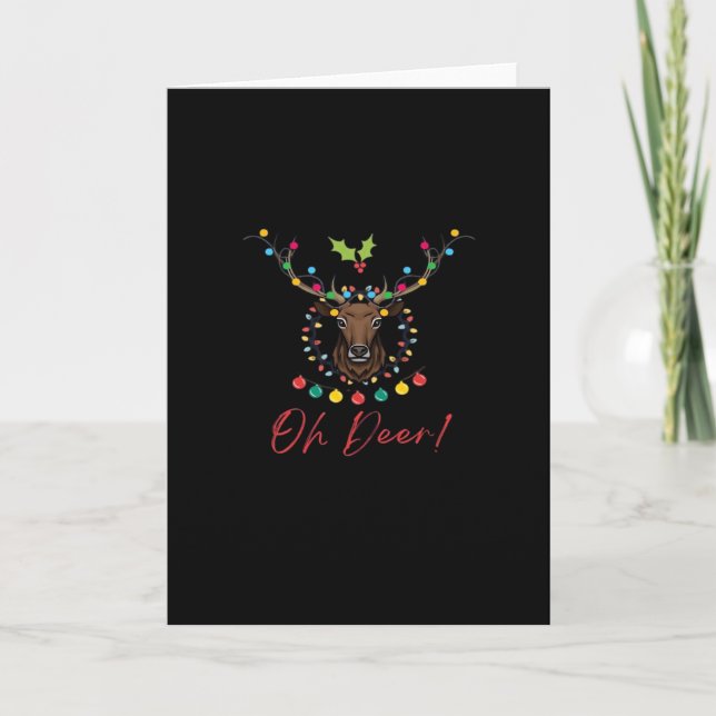 Carte Oh Deer Modern Aesthetic (Devant)