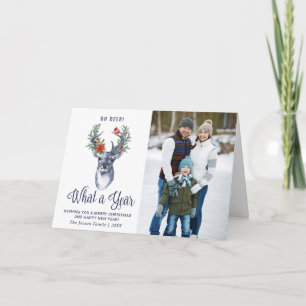 Carte Oh Deer Quelle année Joyeux Noël 2 PHOTO