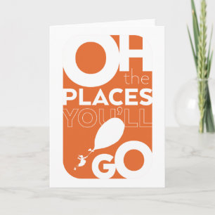 Carte Oh, Les Endroits Où Tu Vas Aller ! Orange