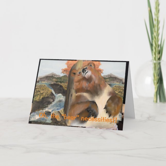 Carte Oh, les nécessités de "l'ours" (Devant)