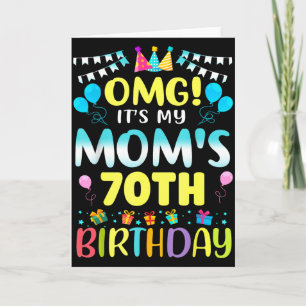 Carte Oh mon dieu, c'est les 70 ans de ma maman Douce 70