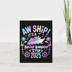 Carte Oh mon dieu, c'est notre voyage mère-fille 2025 as