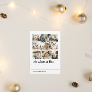 Carte Oh Quel Amusant   Photo Collage   Joyeux Fêtes