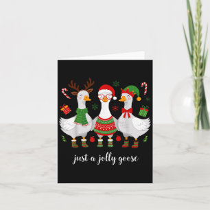 Carte Oie de Noël - Oie de Noël - Joyeux Goosma