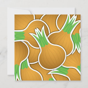 Carte Oignons marron funky