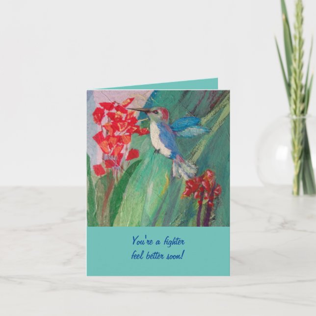 Carte Oiseau de mer Nourrir au nectar (Devant)