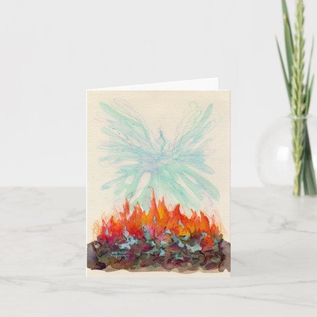 CARTE OISEAU DE PHOENIX (Devant)