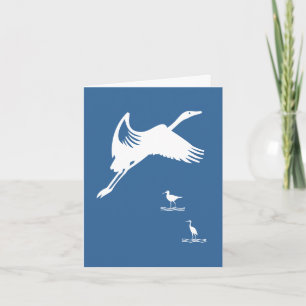 Carte - Oiseau en vol