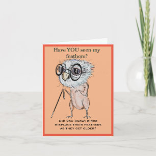 Carte oiseau Joyeux anniversaire