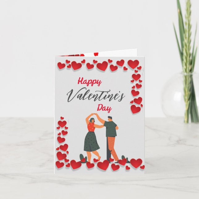 Carte Oiseaux de la Saint-Valentin (Devant)
