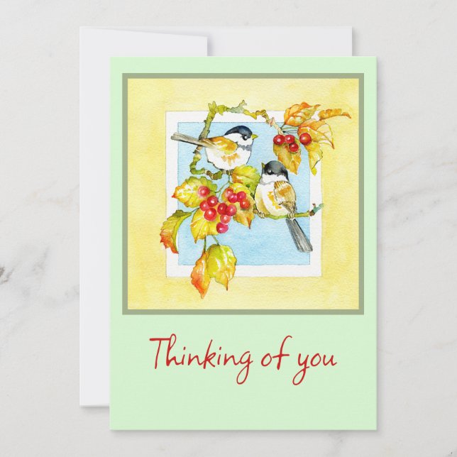 Carte Oiseaux en tout temps (Devant)