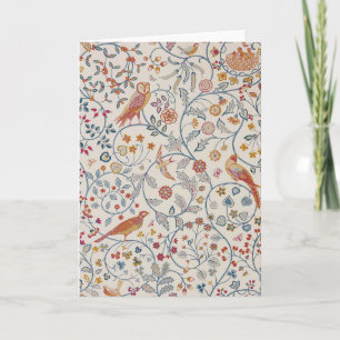 Carte Oiseaux et fleurs, William Morris