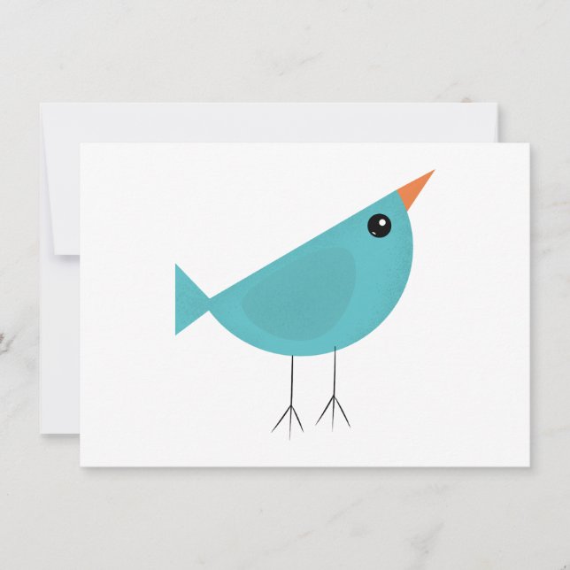 Carte Oiseaux fantaisistes adorables, Art de la nature (Devant)