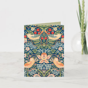 Carte Oiseaux & Fleurs Wm Morris Art avec Sentiment