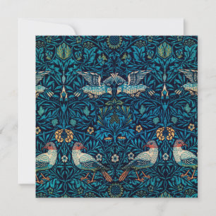 Carte Oiseaux (motif floral Vintage) (par William Morris