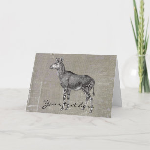 Carte Okapi vintage