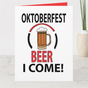 Carte Oktoberfest Beer Festival Funny Oktoberfest